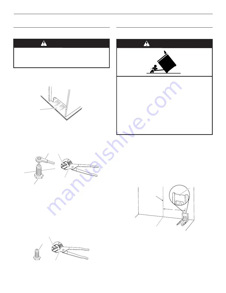 Whirlpool WFG525S0JV Installation Instructions Manual Download Page 7