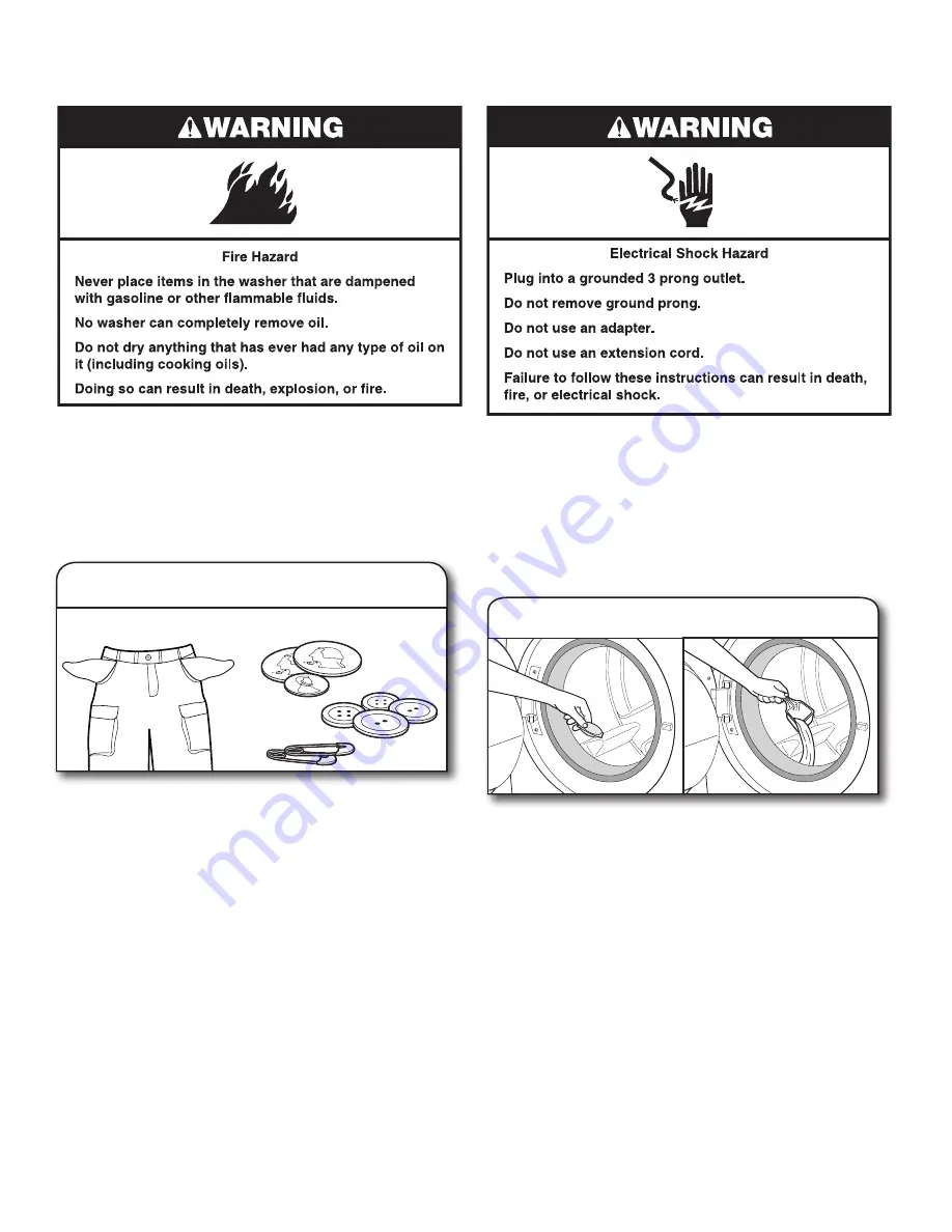 Whirlpool WFW8540FW1 Скачать руководство пользователя страница 14