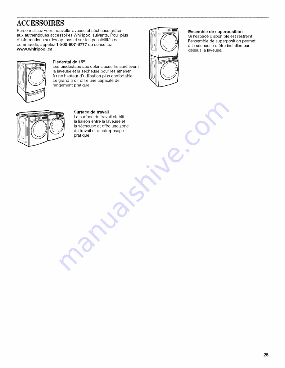 Whirlpool WFW8640BC2 Скачать руководство пользователя страница 25