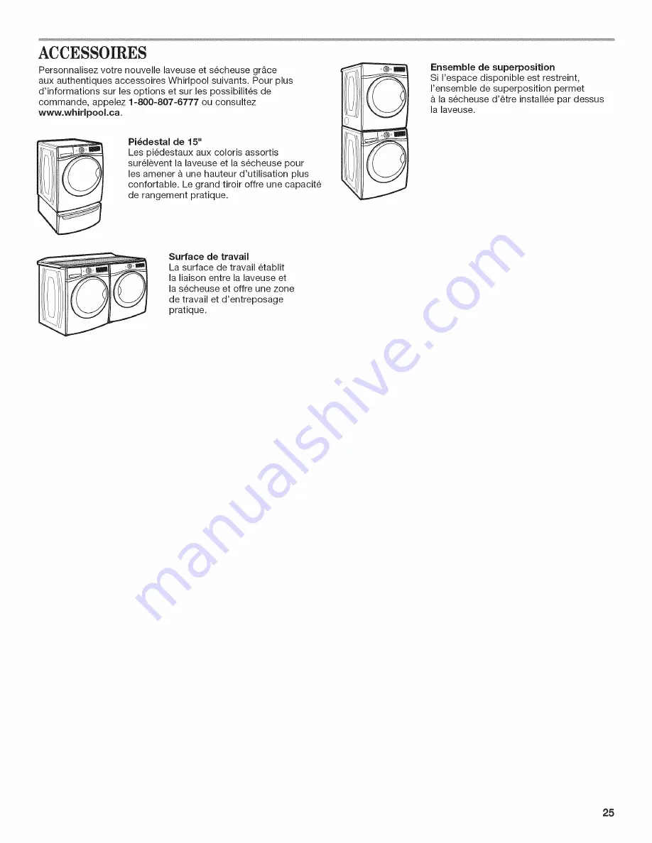 Whirlpool WFW88HEAC1 Скачать руководство пользователя страница 25