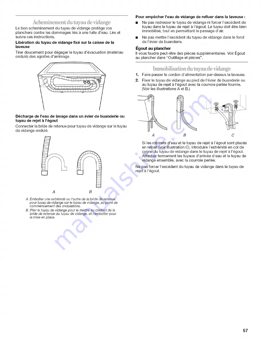 Whirlpool WFW9600TA00 Скачать руководство пользователя страница 57