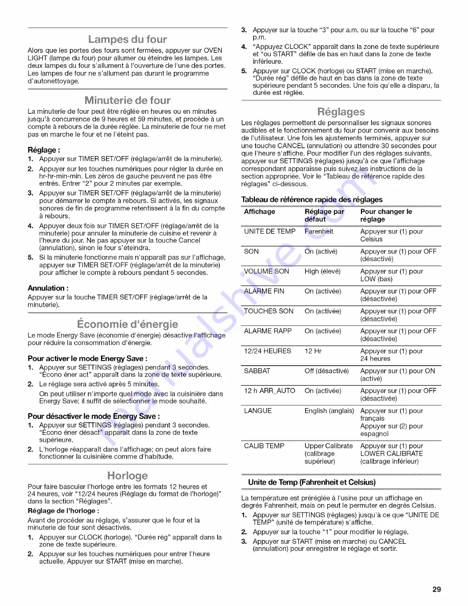 Whirlpool WGG555SOB Use & Care Manual Download Page 29