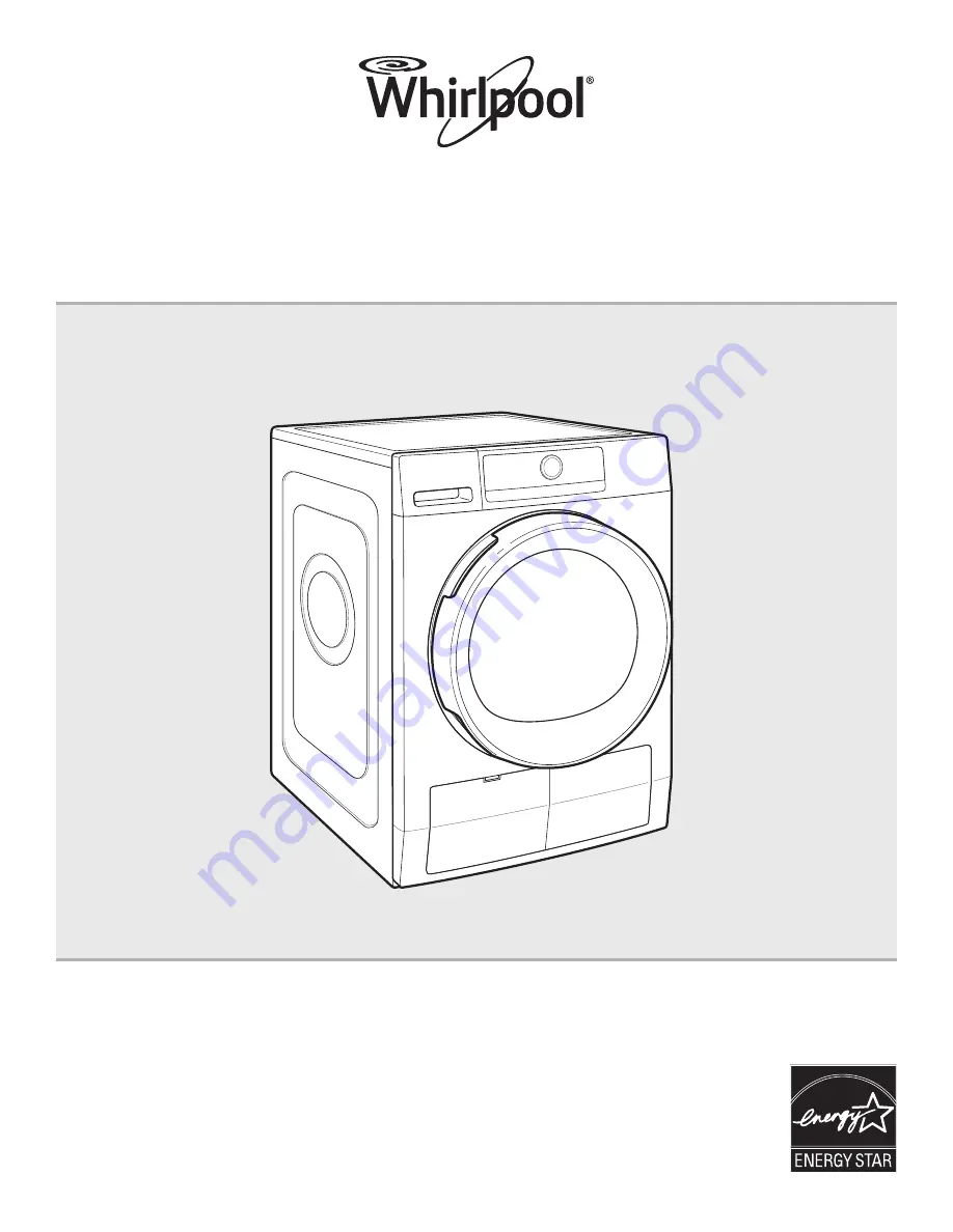 Whirlpool WHD5090GW Скачать руководство пользователя страница 1