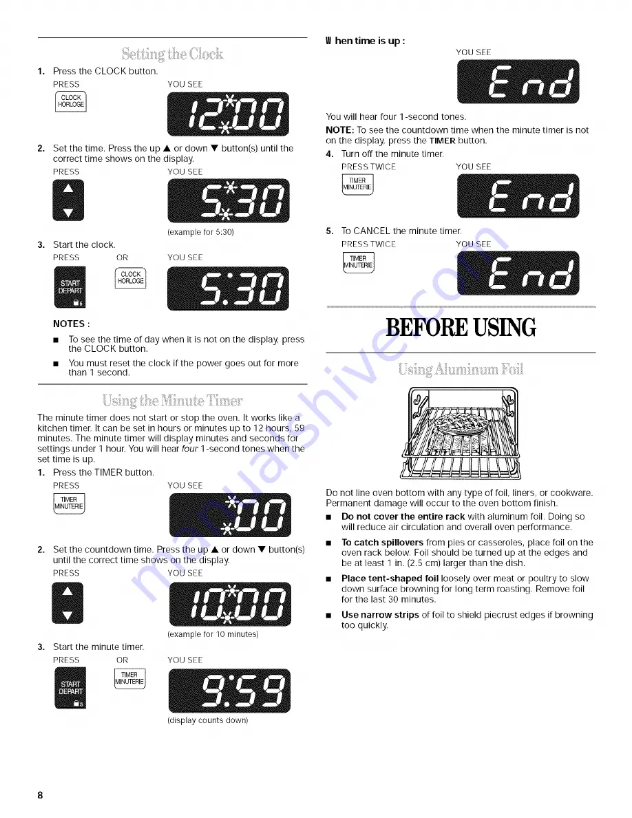 Whirlpool WKP85800 Use & Care Manual Download Page 8