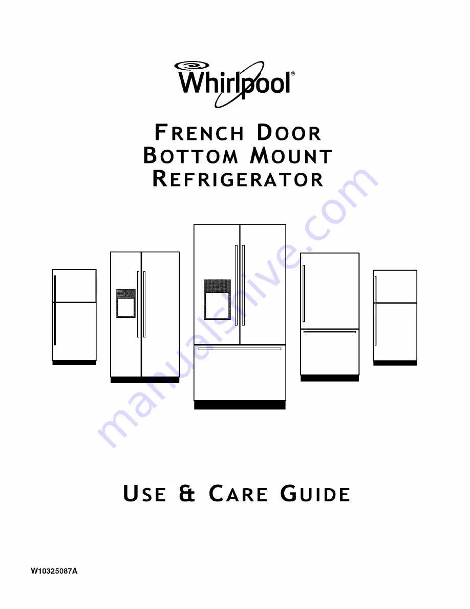 Whirlpool WRF736SDAB0 Скачать руководство пользователя страница 1