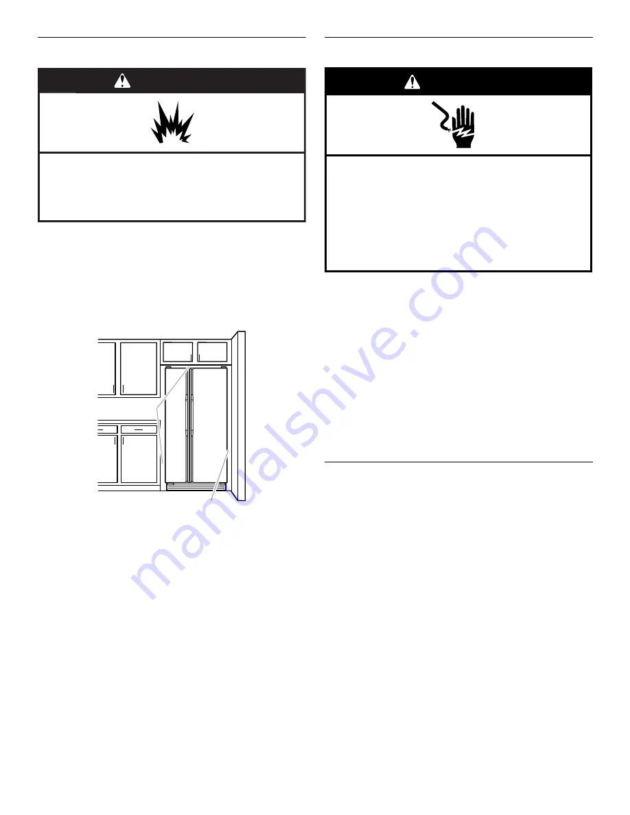 Whirlpool WRS973CIDM Installation Manual Download Page 8