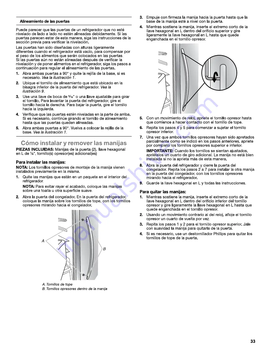 Whirlpool WRS973CIDM User Instructions Download Page 33