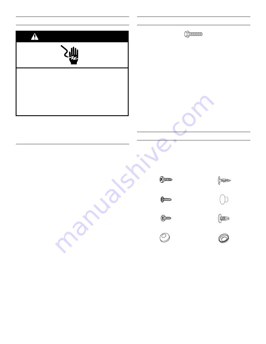 Whirlpool WRT311FZDW Installation Instructions And Owner'S Manual Download Page 20