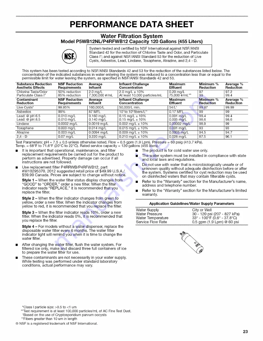 Whirlpool WRT371SZBF00 User Instructions Download Page 23