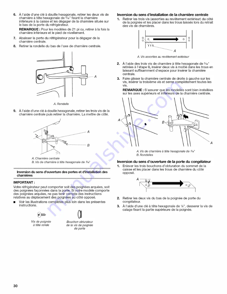 Whirlpool WRT371SZBF00 User Instructions Download Page 30