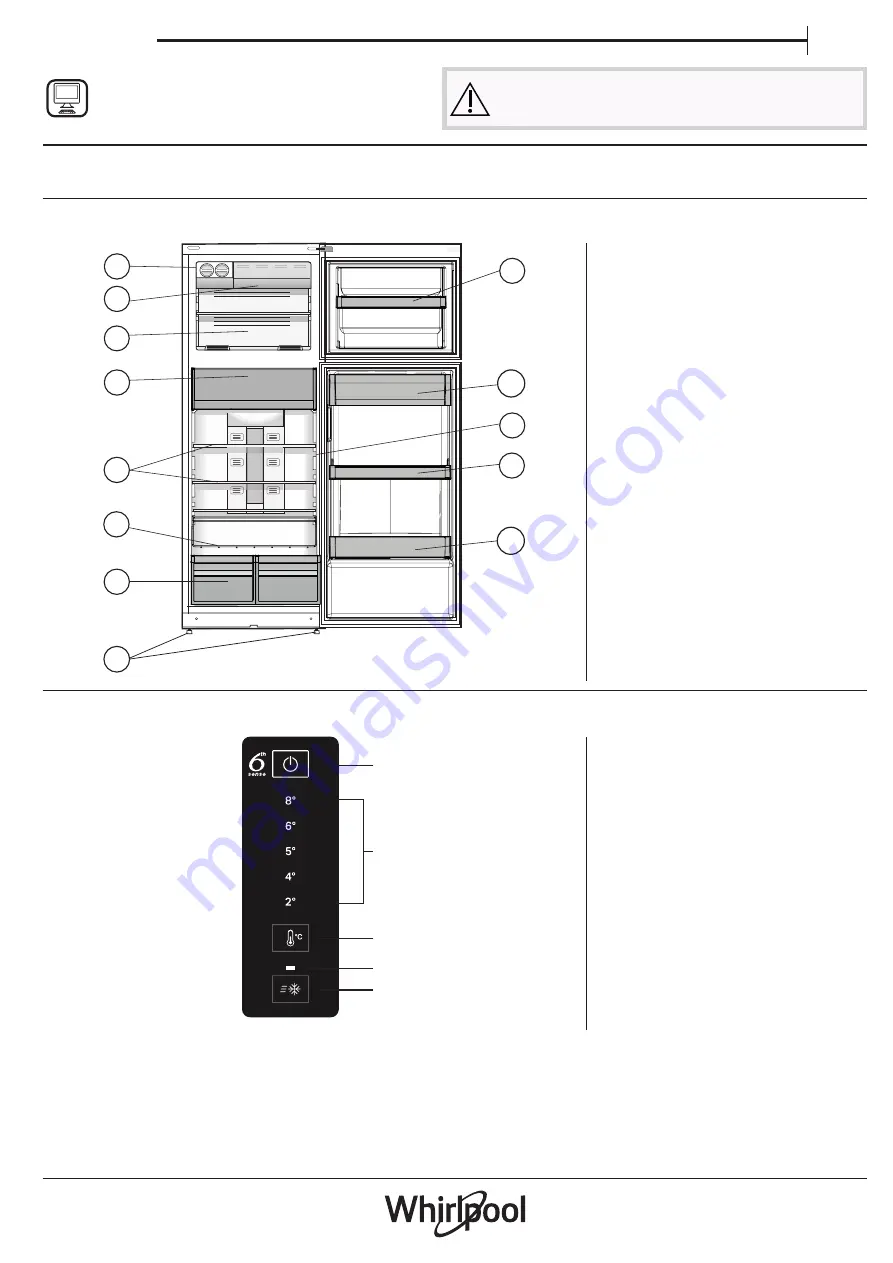 Whirlpool WT70E 831 X Quick Manual Download Page 33