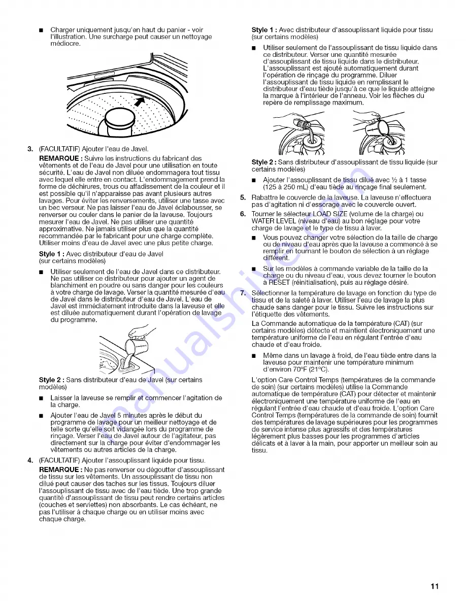 Whirlpool WTW5100SQ0 User Instructions Download Page 11