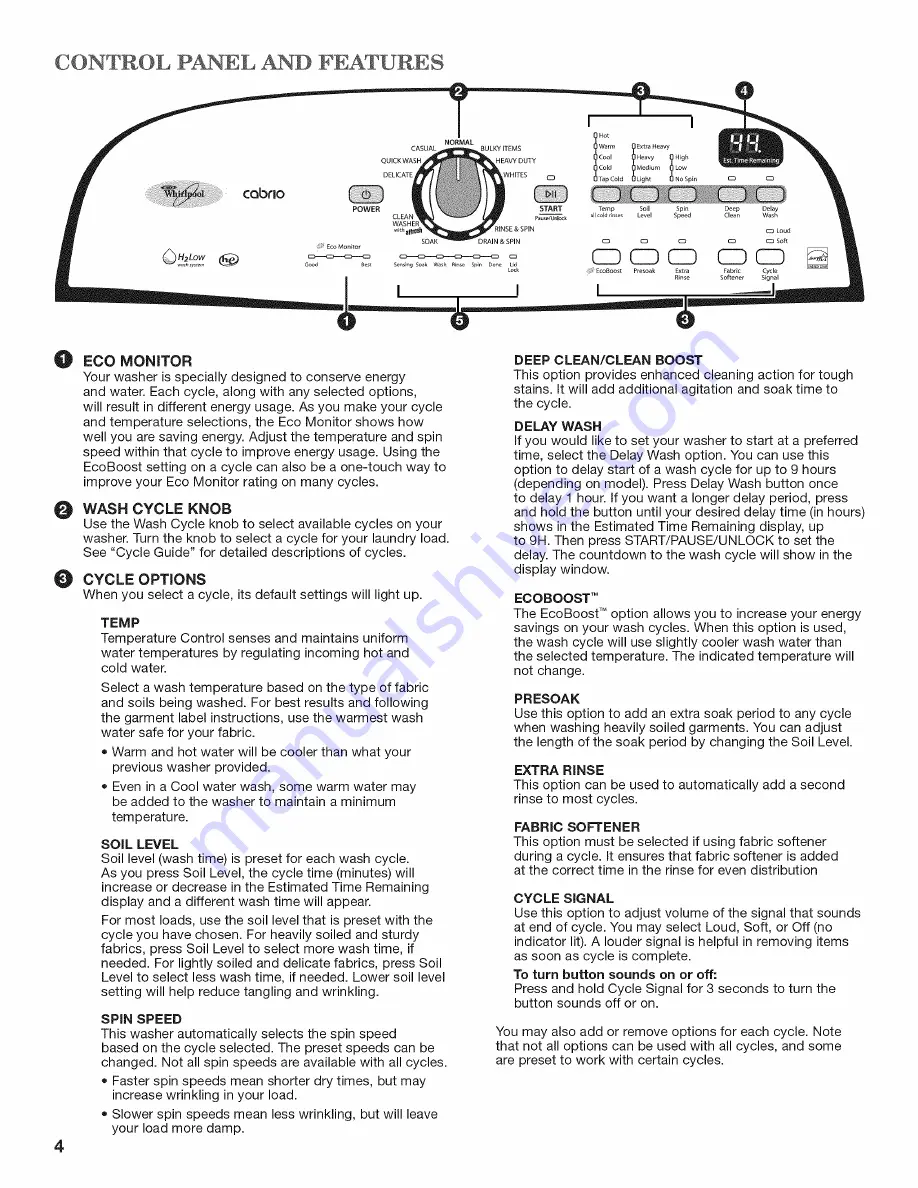 Whirlpool WTW5640XW3 Скачать руководство пользователя страница 40