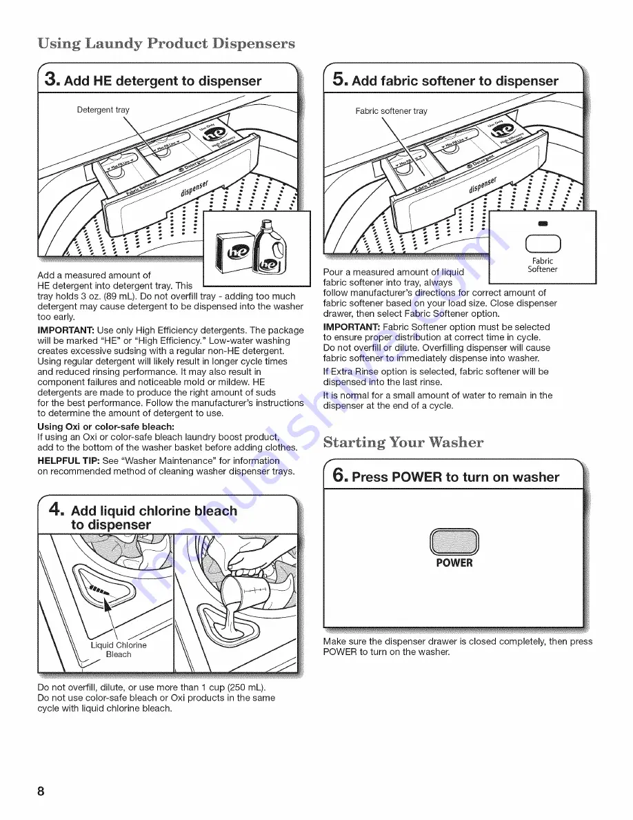 Whirlpool WTW5640XW3 Use And Care Manual Download Page 80