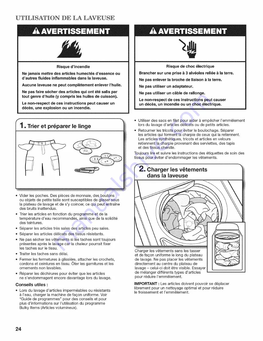 Whirlpool WTW5640XW3 Use And Care Manual Download Page 132