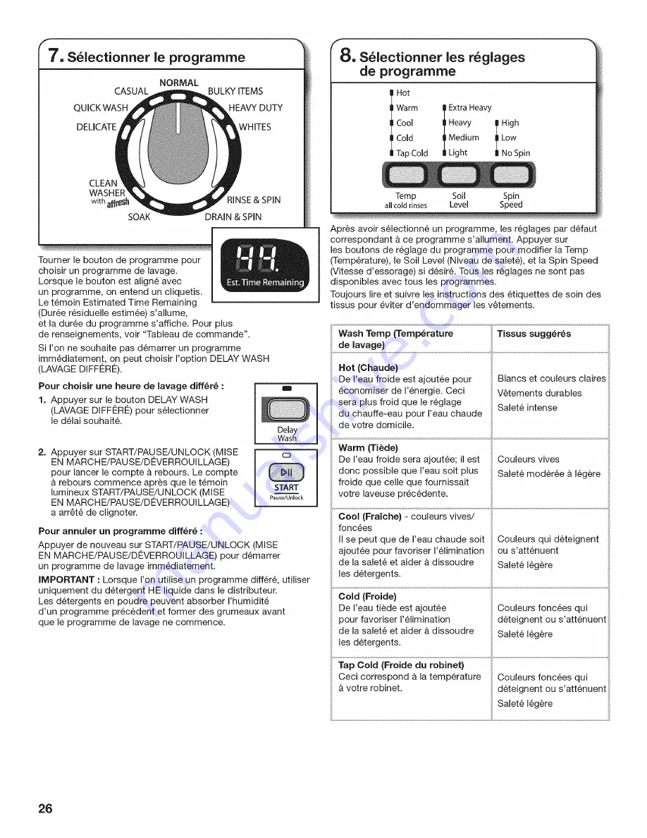 Whirlpool WTW5640XW3 Скачать руководство пользователя страница 134