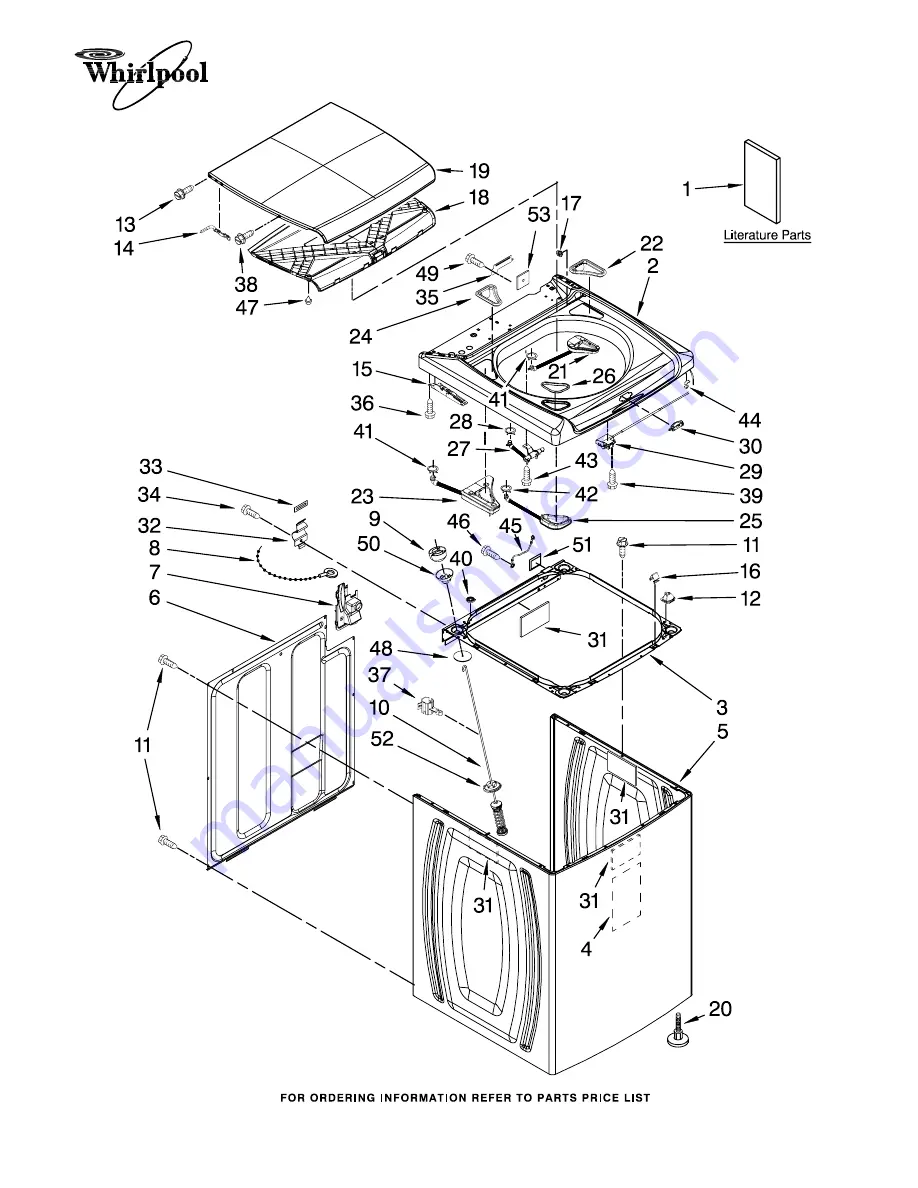 Whirlpool WTW6400SW3 Скачать руководство пользователя страница 1