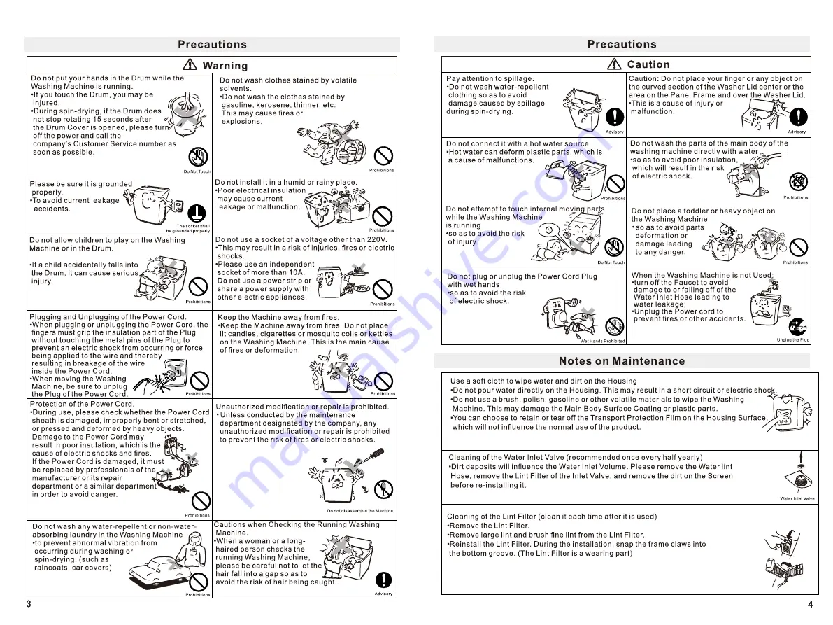 Whirlpool WVED1050AHG Instruction Manual Download Page 3