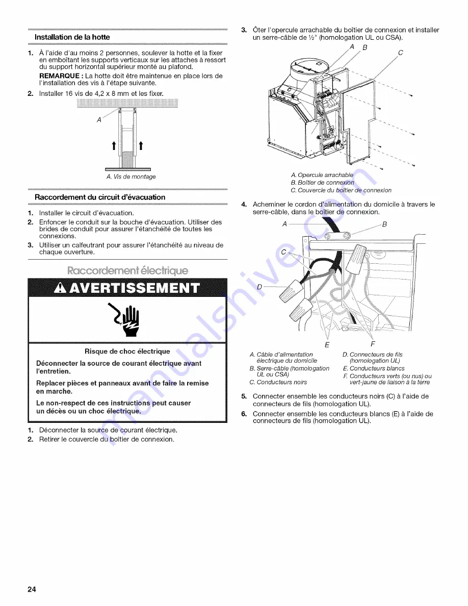 Whirlpool WVI75UC6DS0 Installation Instructions And Use & Care Manual Download Page 24