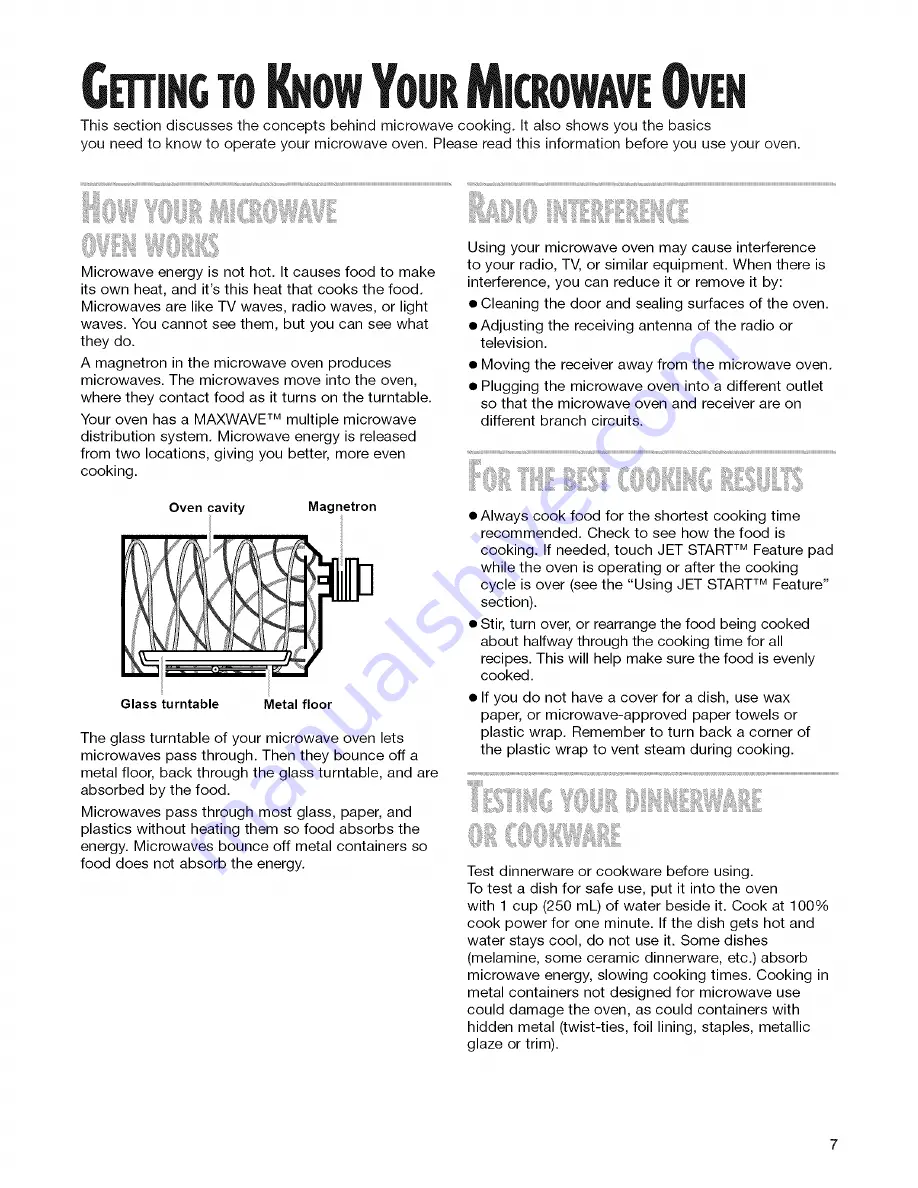 Whirlpool YMT4110K Use & Care Manual Download Page 7