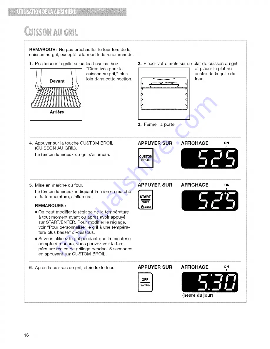 Whirlpool YSF377PEG Use & Care Manual Download Page 52