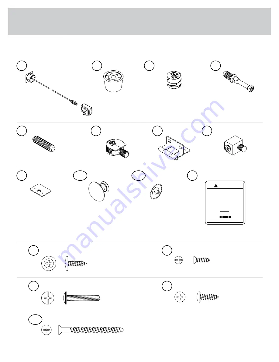 whisker SAUDER CREDENZA Скачать руководство пользователя страница 4