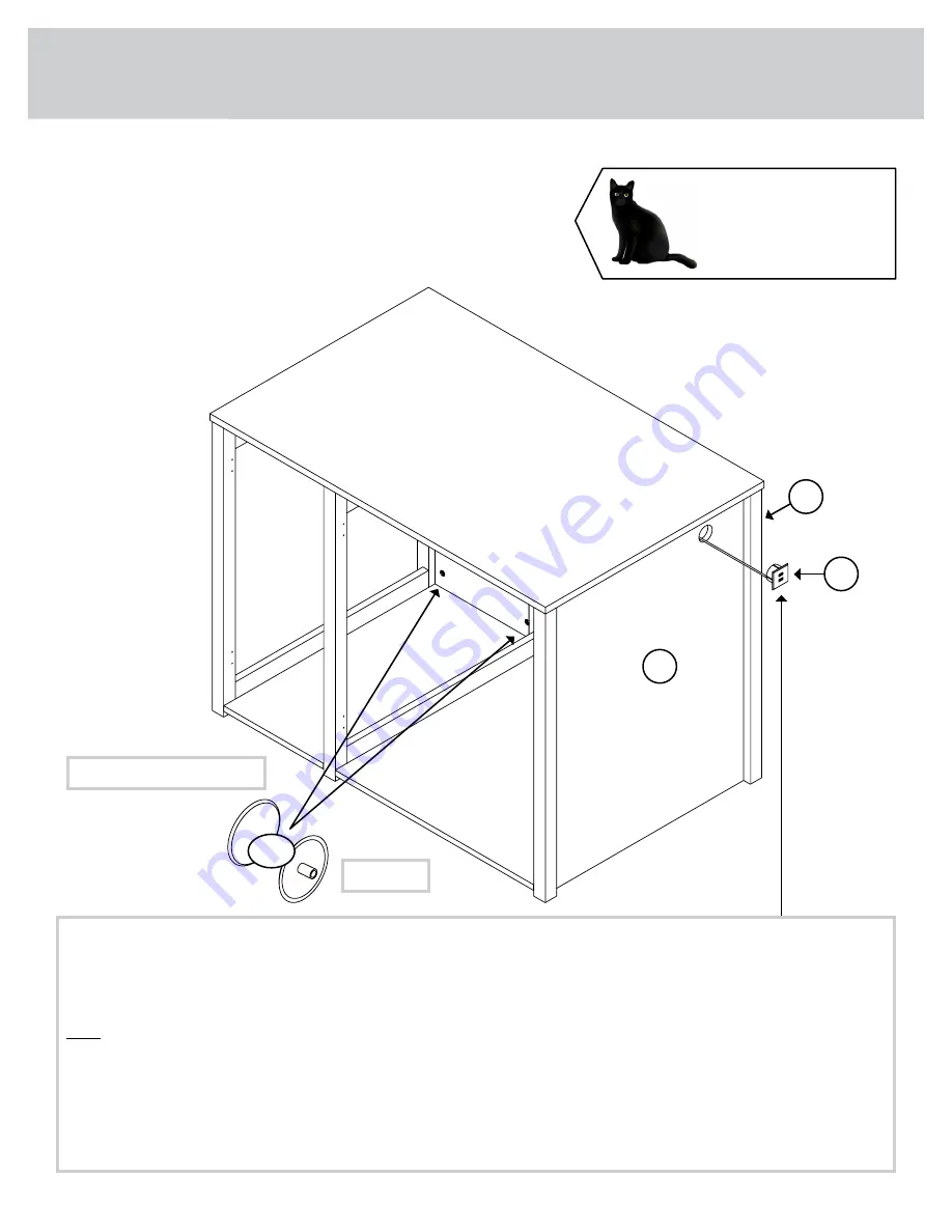 whisker SAUDER CREDENZA Скачать руководство пользователя страница 16