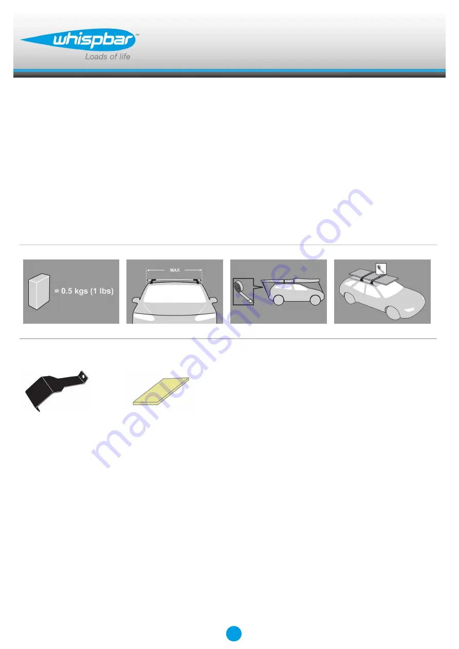 Whispbar K306W Fitting Instructions Manual Download Page 1