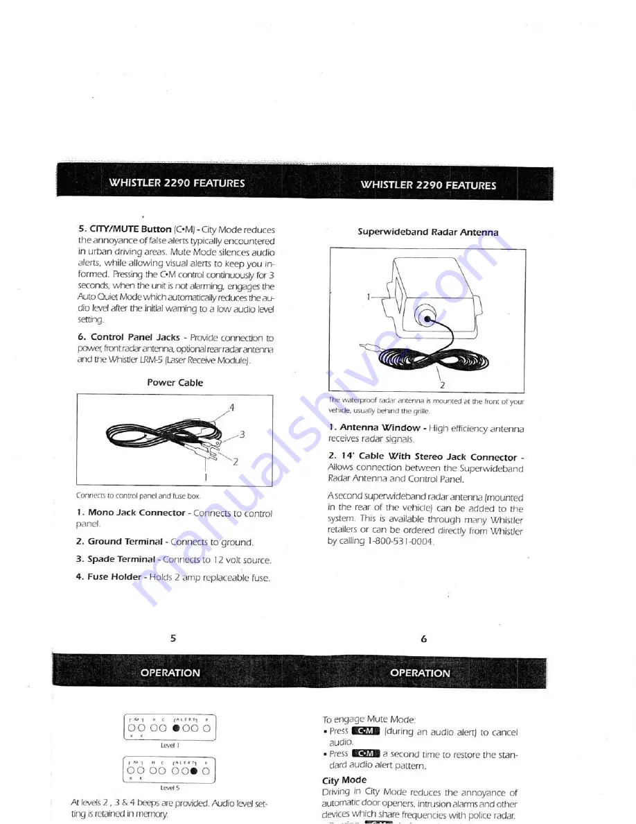 Whistler 2290 Owner'S Manual Download Page 4