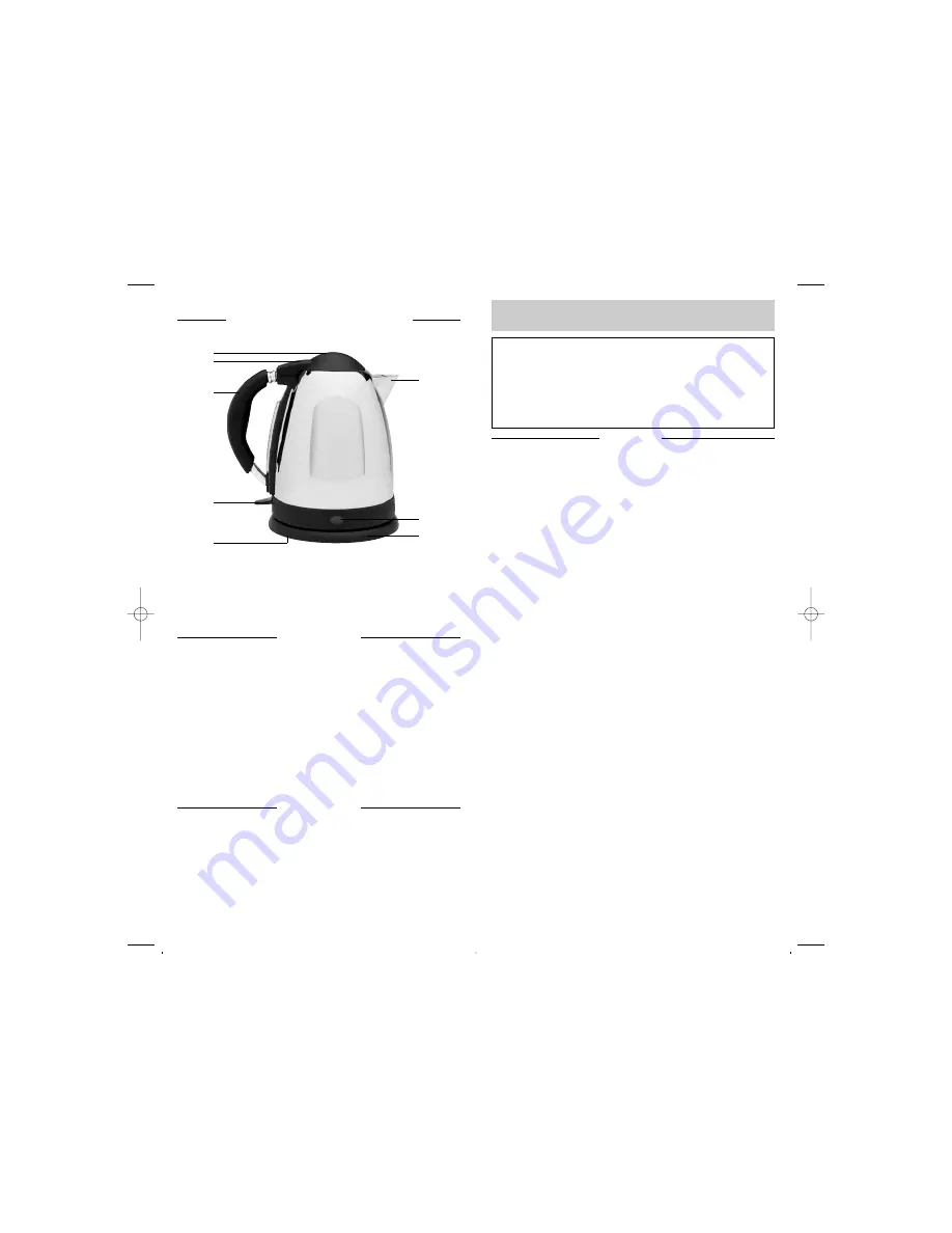 WHITE BROWN DA 910 User Manual Download Page 4