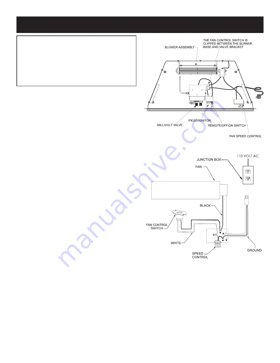 White Mountain Hearth DV33IN33LN-2 Owner'S Manual Download Page 16