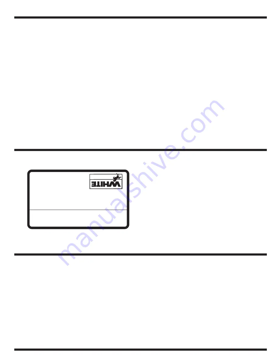 White Outdoor 606 Operator'S Manual Download Page 63