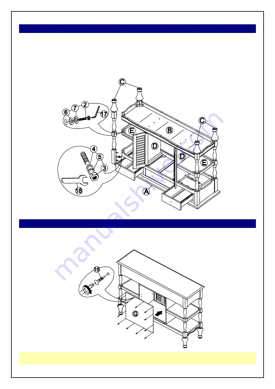 Whitewood Furniture SV-39 Скачать руководство пользователя страница 6