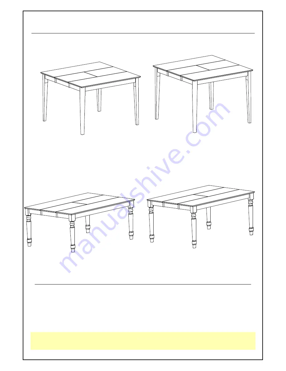 Whitewood Industries T-3654XBT Assembly Instructions Download Page 1