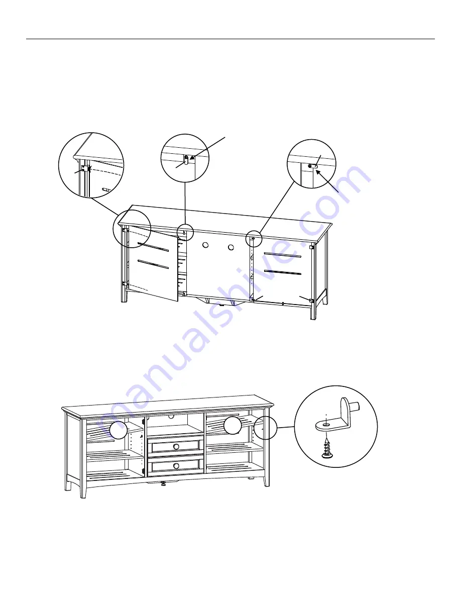 Whittier Wood 2084GAC Assembly Instructions Manual Download Page 5