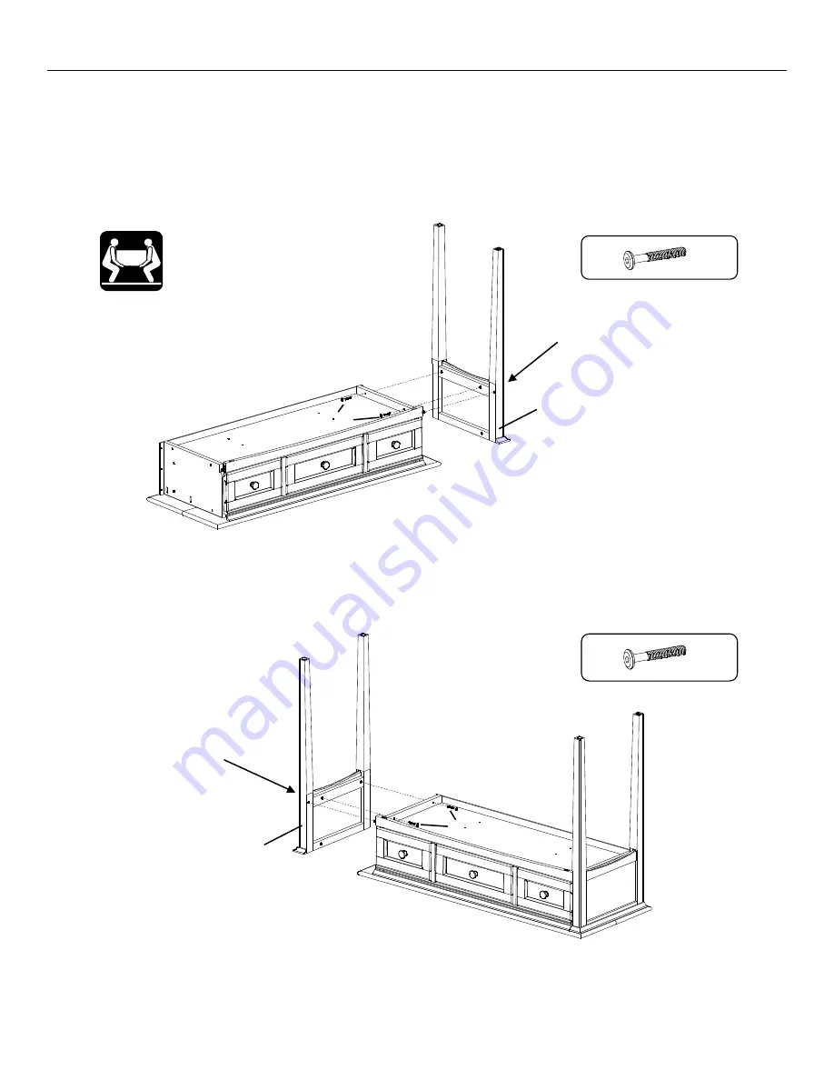 Whittier Wood 3506AFGACa Assembly Instructions Manual Download Page 4