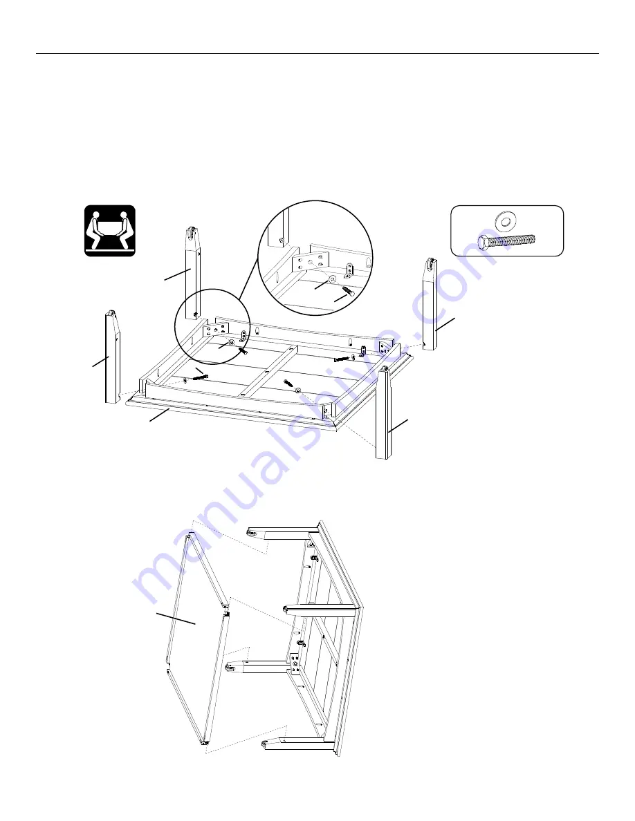 Whittier Wood 3507AFGACb Assembly Instructions Download Page 3