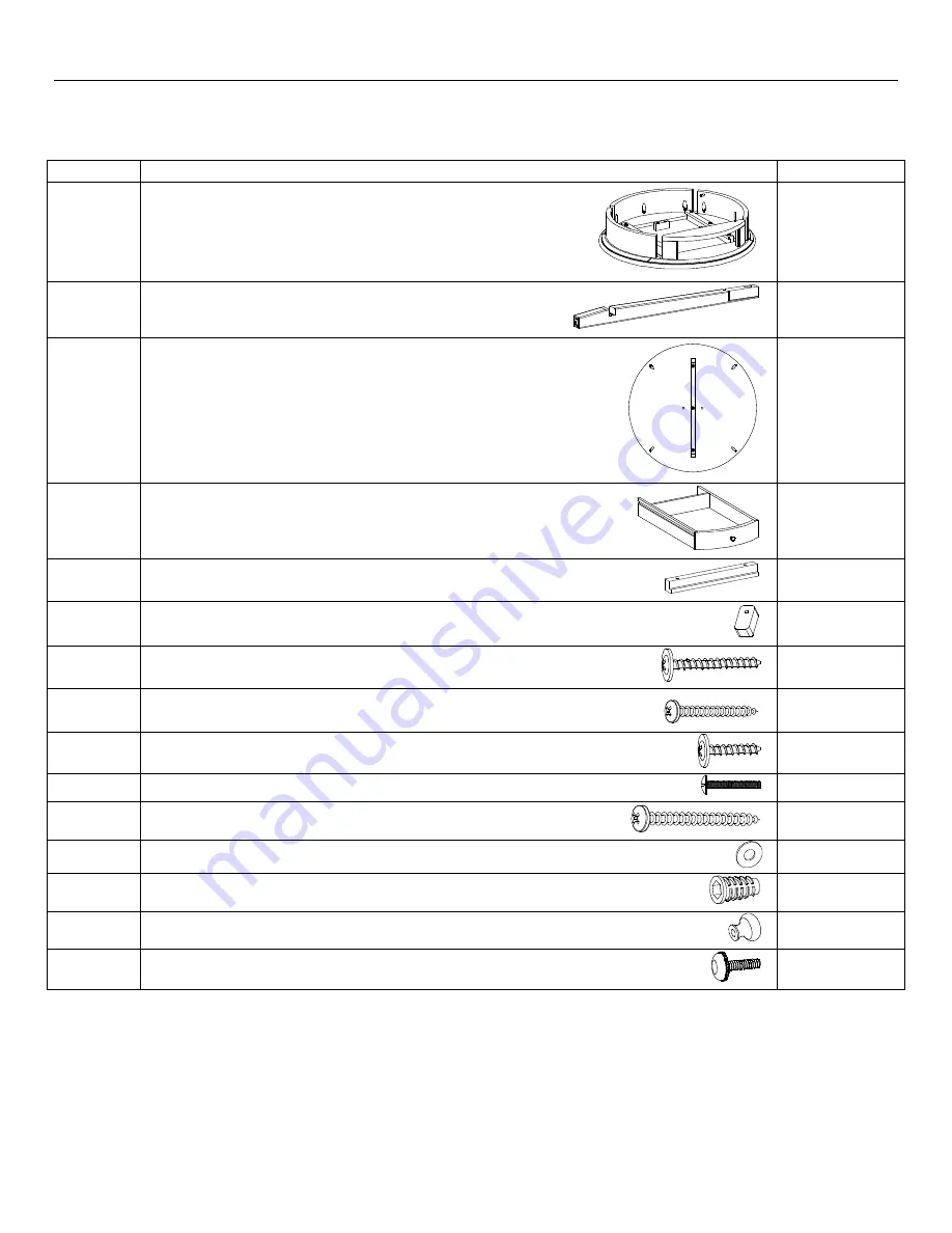 Whittier Wood 3510GAC Assembly Instructions Manual Download Page 2