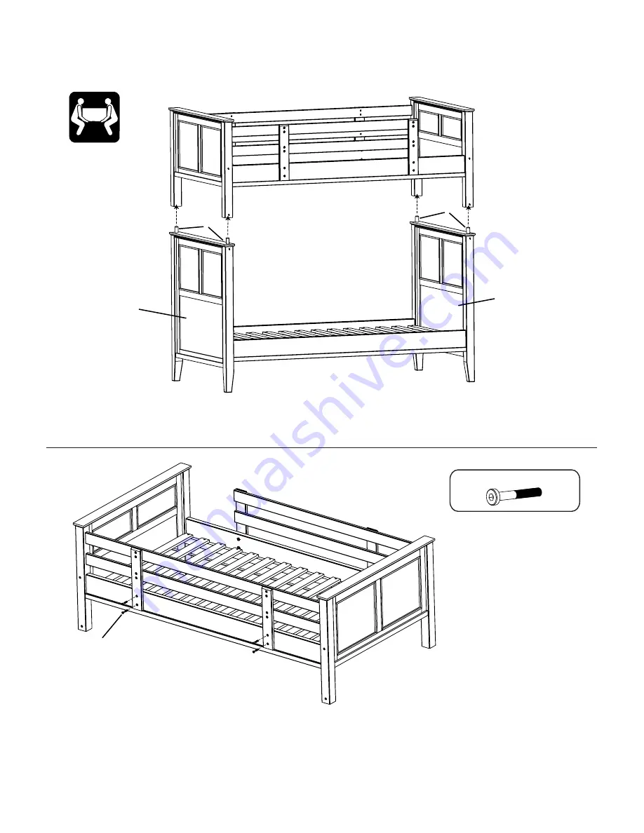 Whittier Wood 4663AFDH Assembly Instructions Manual Download Page 13