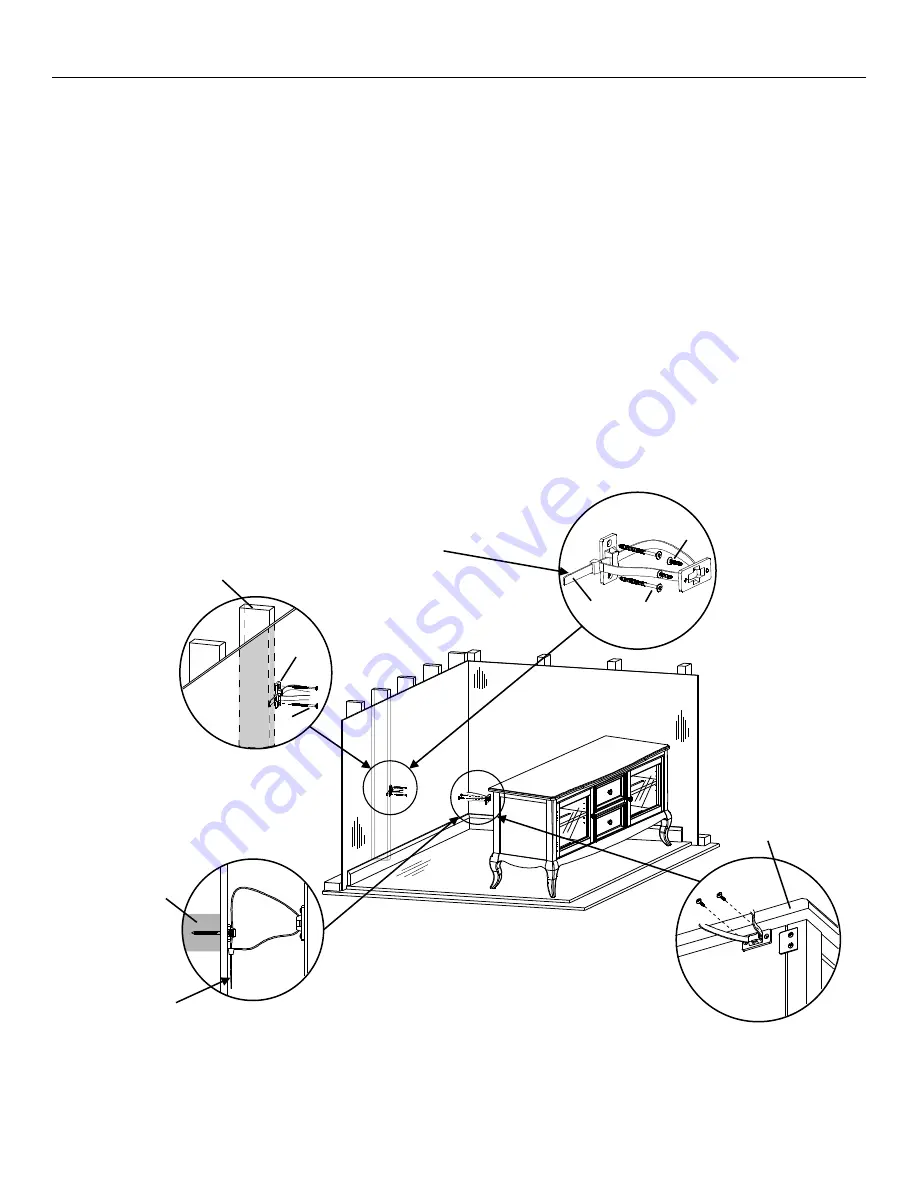 Whittier Wood 4861AFGMS Assembly Instructions Manual Download Page 6