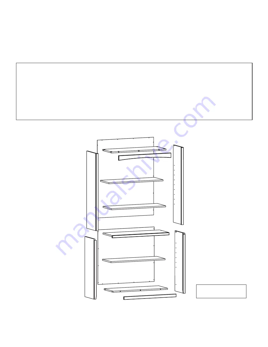 Whittier Wood 498W Assembly Instructions Manual Download Page 3