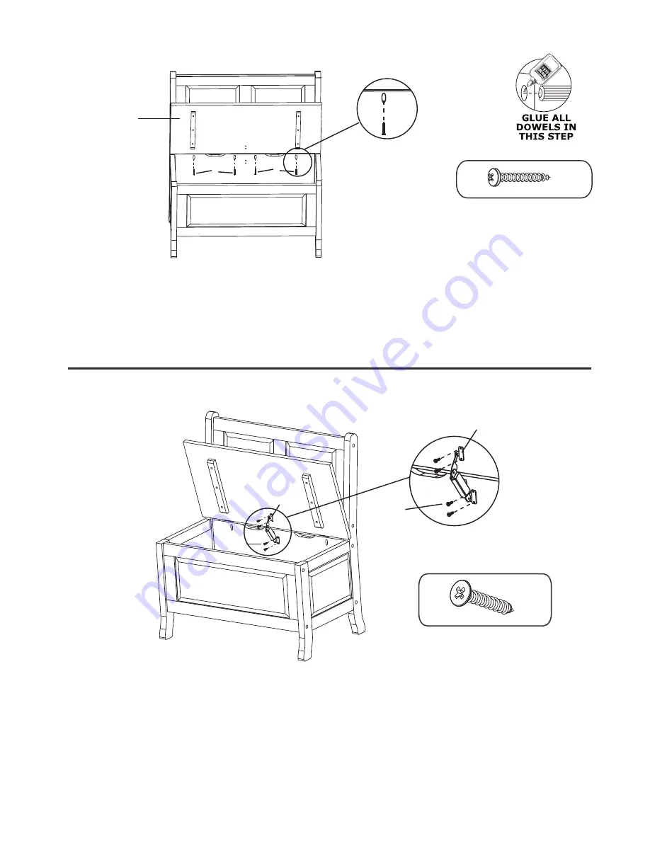 Whittier Wood 5024KFDH Assembly Instructions Manual Download Page 10