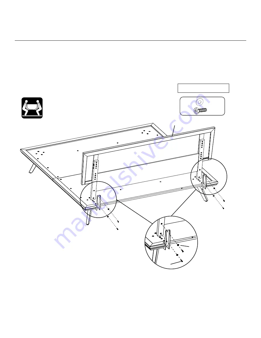 Whittier Wood Ellison Cal-King Adjustable Headboard Platform Bed 3907ASTa Скачать руководство пользователя страница 10