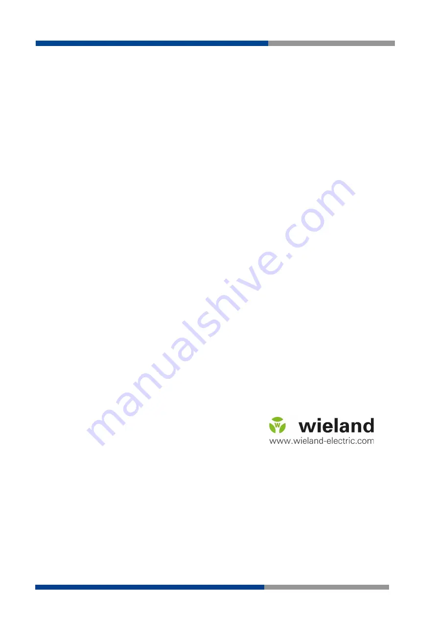 Wieland 81.000.6230.0 User Manual Download Page 41