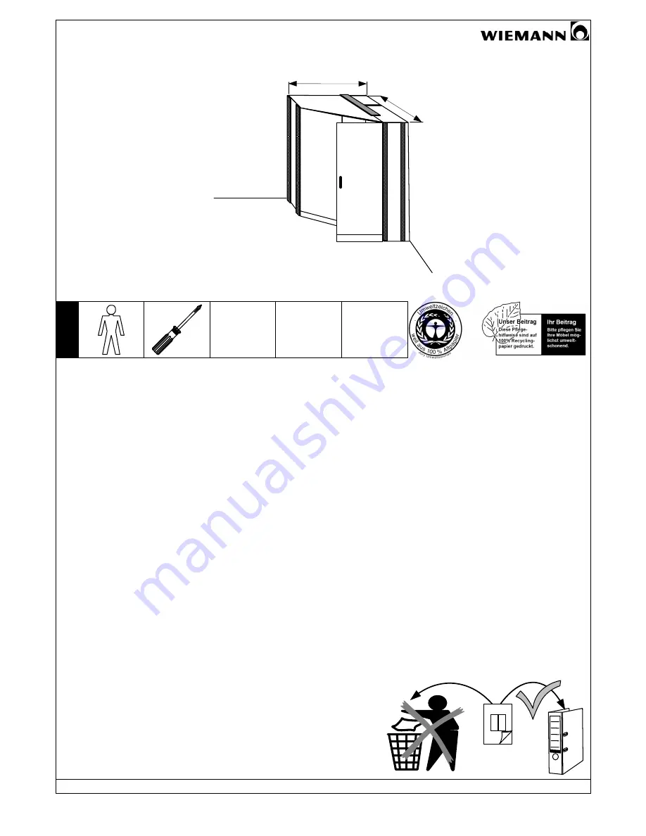 WIEMANN 990941 Assembly Instructions Manual Download Page 1