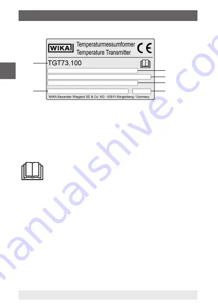 WIKA Intelli Therm TGT73.100 Operating Instructions Manual Download Page 30