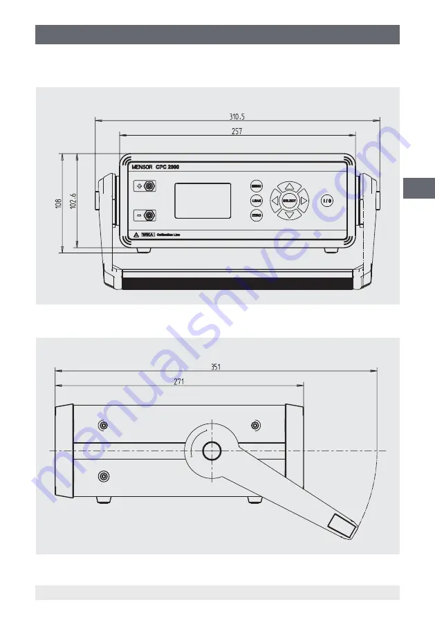 WIKA MENSOR CPC 2000 Operating Instructions Manual Download Page 107