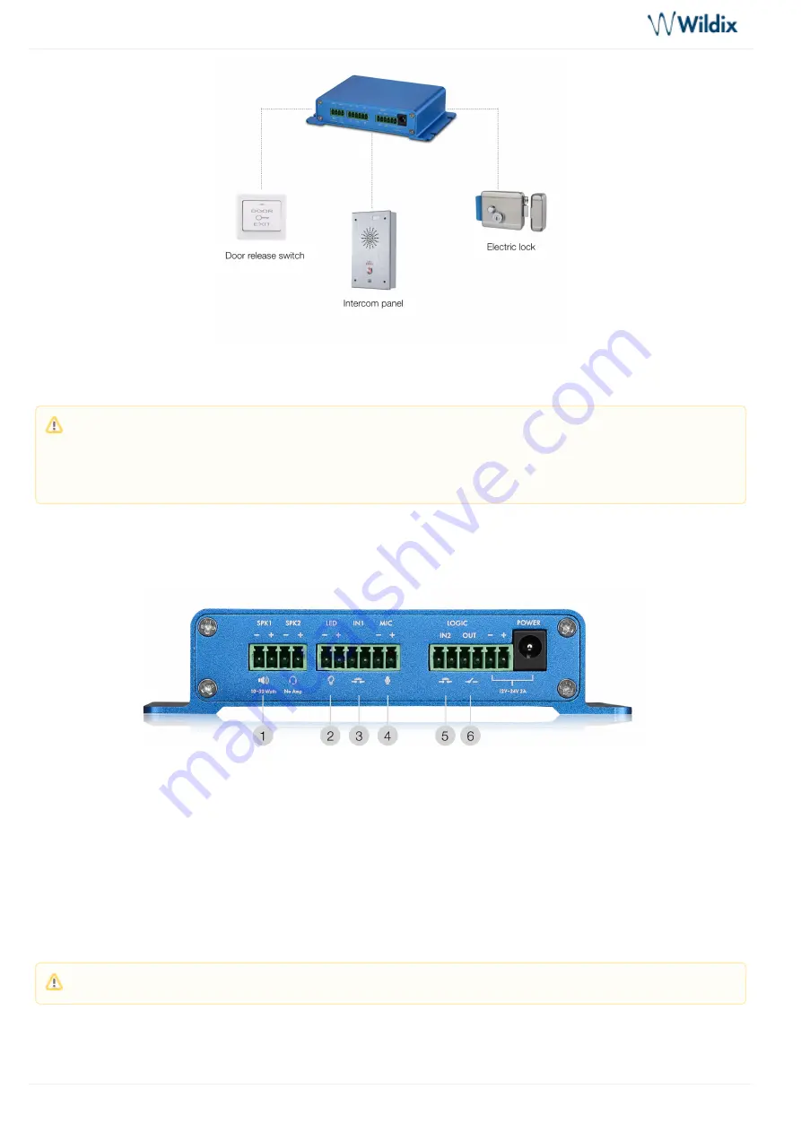 Wildix W-PA SIP Public Announcer Manual Download Page 6