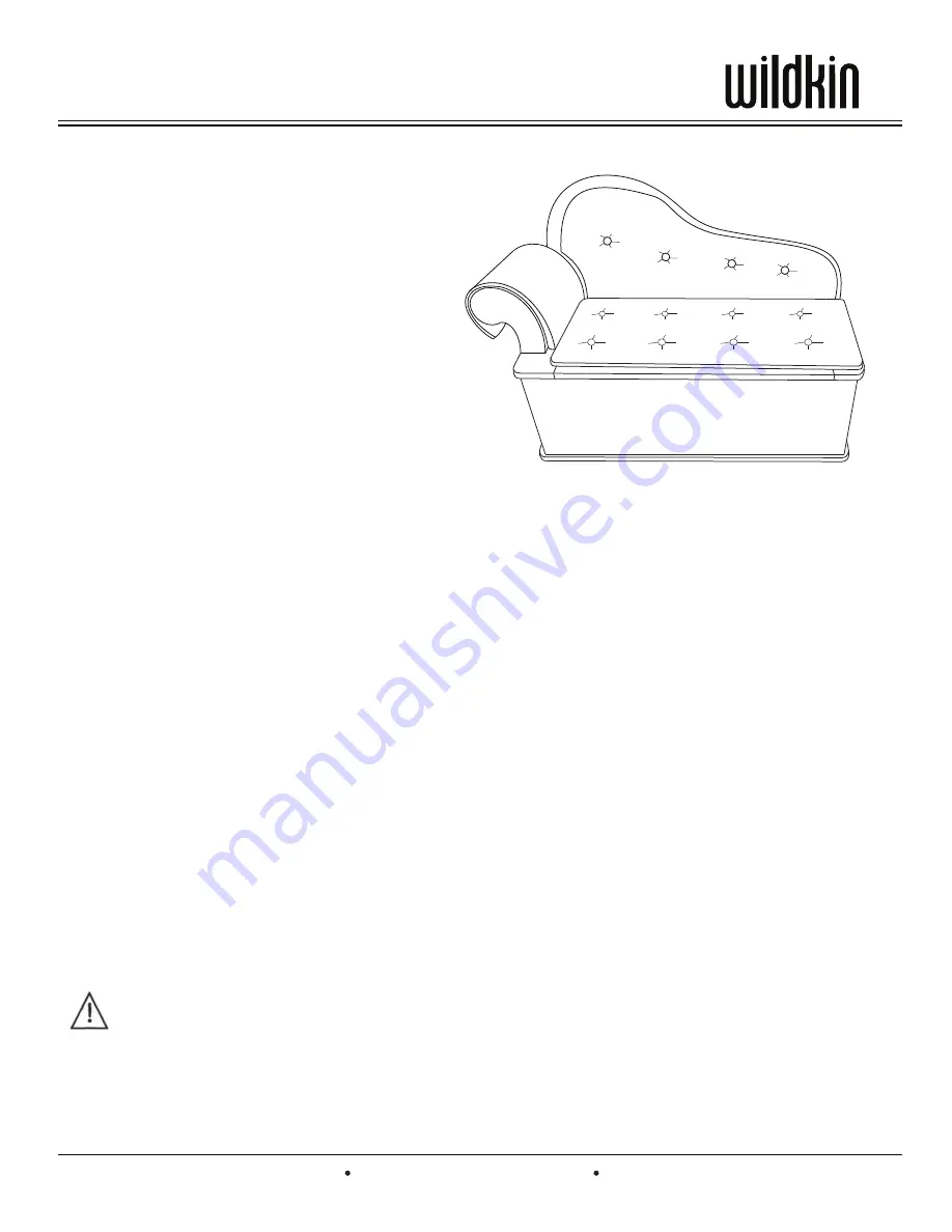 wildkin Fainting Couch Assembly Instructions Manual Download Page 1