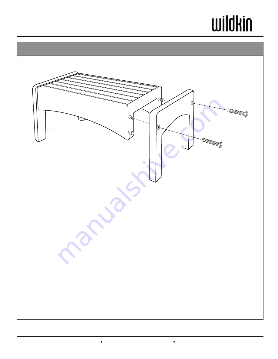 wildkin Slatted Step Stool Скачать руководство пользователя страница 2